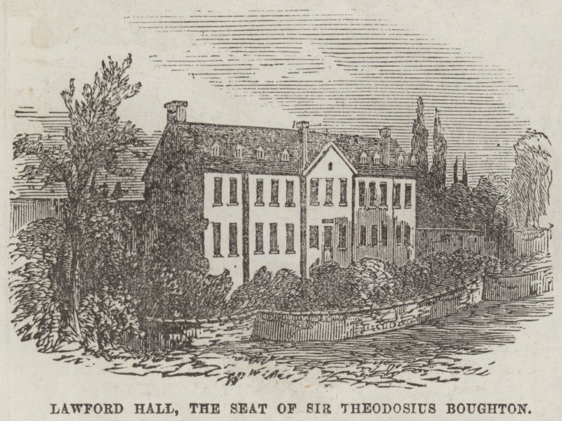 Lawford Hall, la residencia de Sir Theodosius Boughton de English School