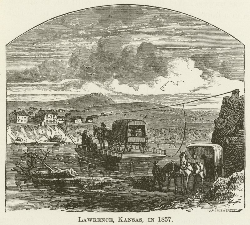 Lawrence, Kansas, en 1857 de English School