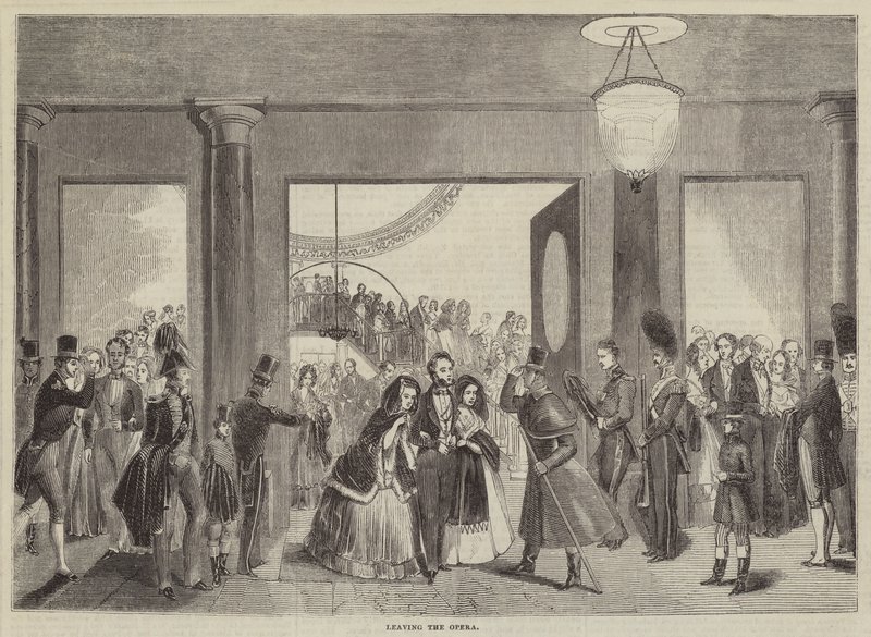 Saliendo de la ópera de English School