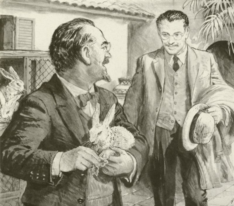 León Trotsky (litografía) de English School