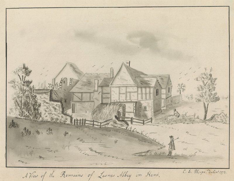 Abadía de Lesnes en Kent de English School