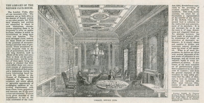 Biblioteca, el Reform Club de English School
