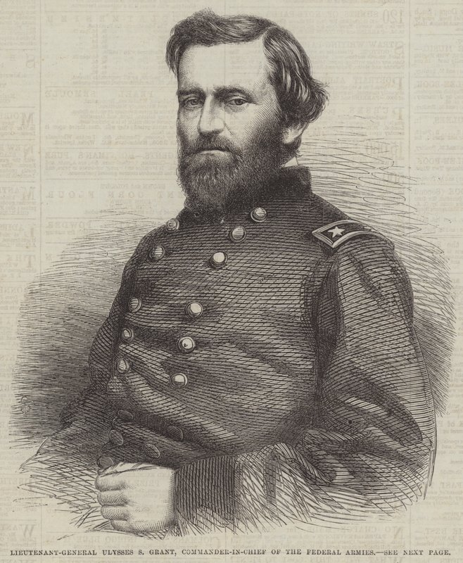 Teniente General Ulysses S Grant, Comandante en Jefe de los Ejércitos Federales de English School