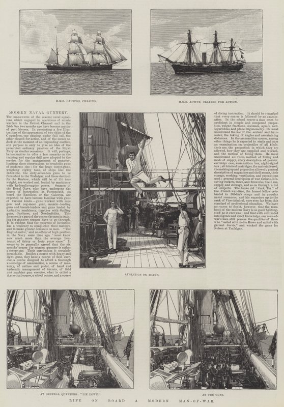 Vida a Bordo de un Buque de Guerra Moderno de English School