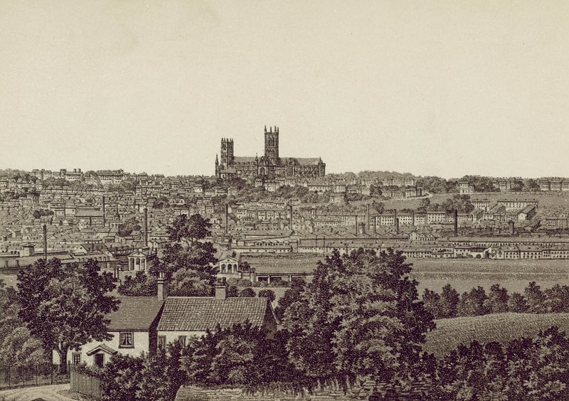 Lincoln (litografía) de English School
