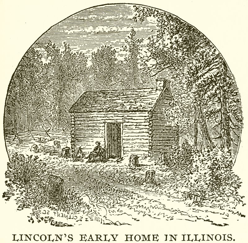 El primer hogar de Lincoln en Illinois de English School