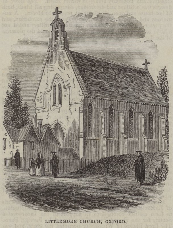 Iglesia de Littlemore, Oxford (grabado) de English School