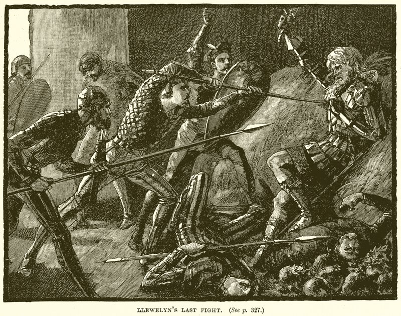 La última lucha de Llywelyn de English School
