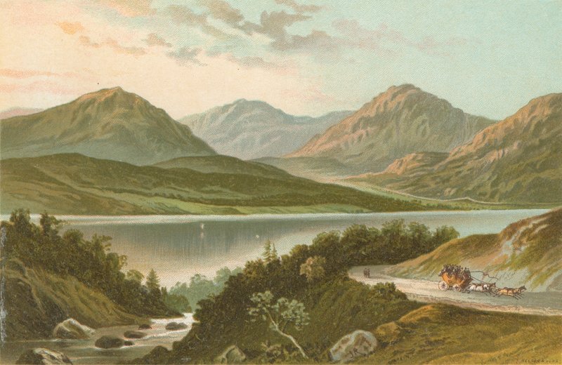 Loch Lomond desde el camino a Stronaclacher de English School