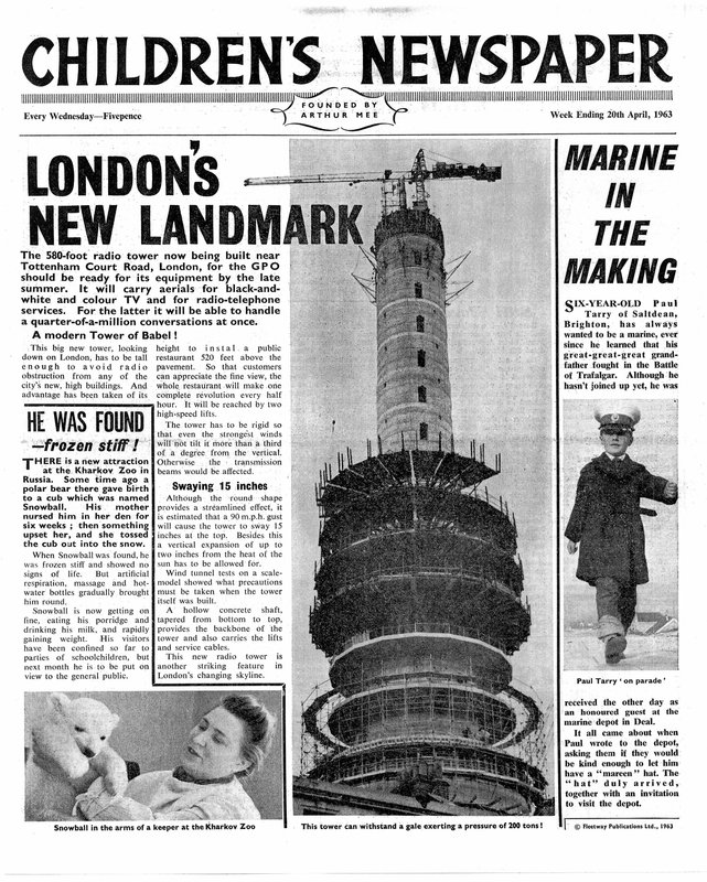 El nuevo hito de Londres: La Torre de la Oficina de Correos, portada de 