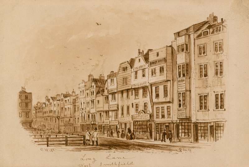 Long Lane, West Smithfield, 1840 de English School