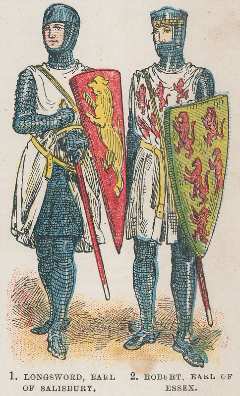 Longsword, Conde de Salisbury; Robert, Conde de Essex de English School