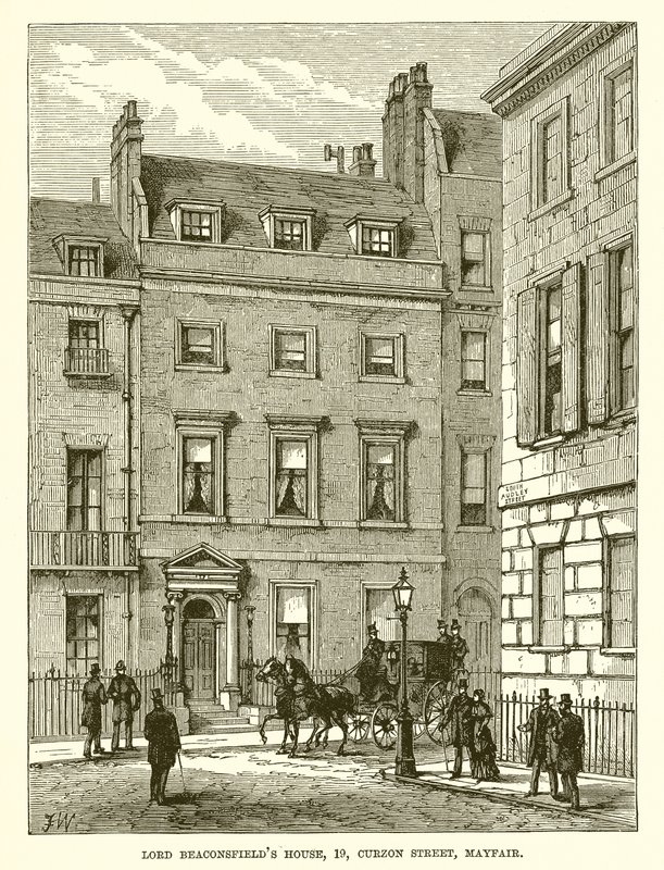 Casa de Lord Beaconsfield, 19, Curzon Street, Mayfair de English School