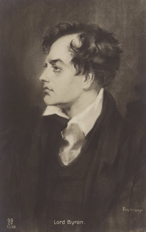 Lord Byron (1788-1824), poeta inglés de English School