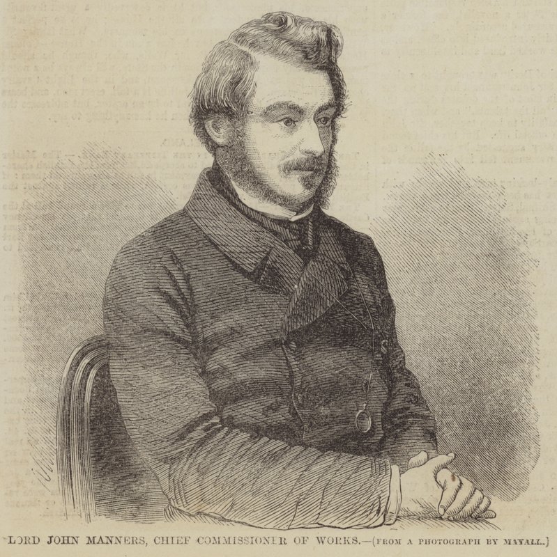 Lord John Manners, Comisionado Jefe de Obras de English School