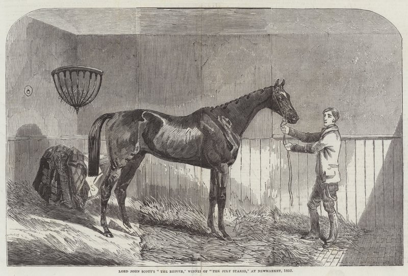 "El Reiver" de Lord John Scott, Ganador de "The July Stakes" en Newmarket de English School