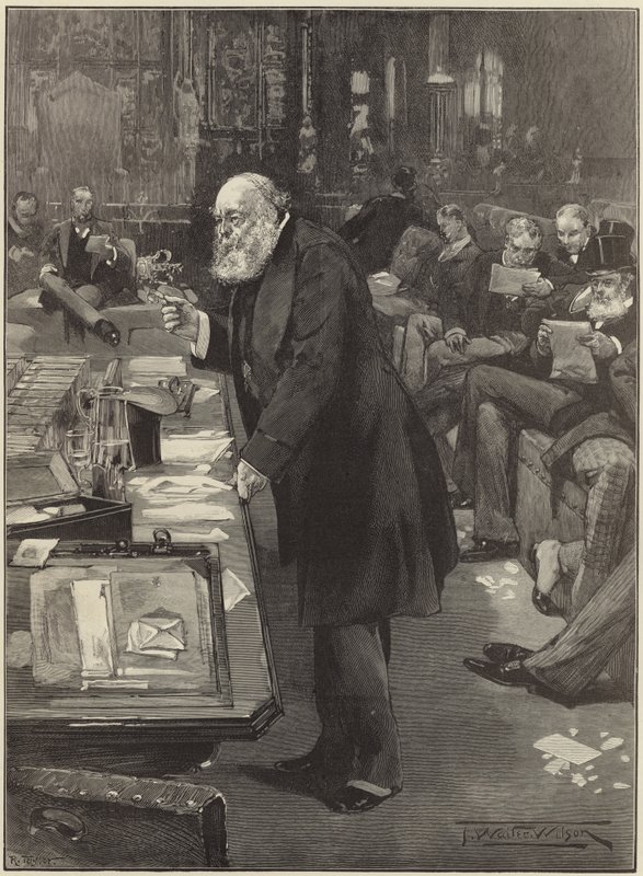 Lord Salisbury sobre el proyecto de ley de los consejos parroquiales en la Cámara de los Lores de English School