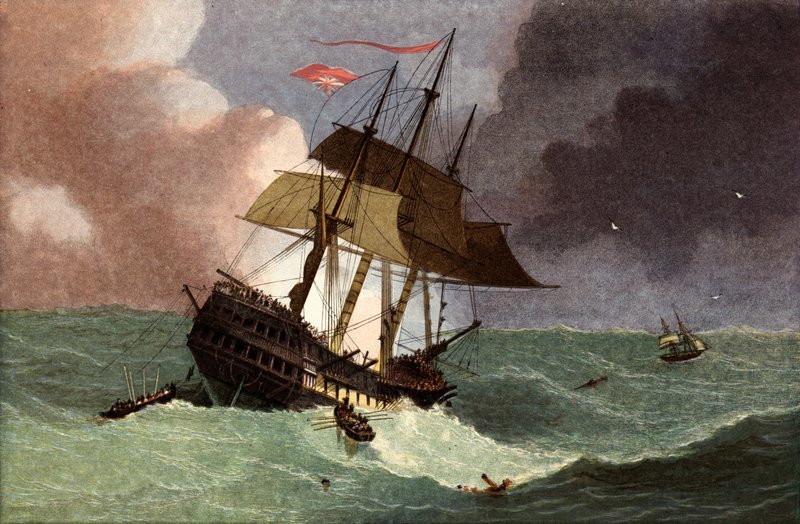 Pérdida del Kent East Indiaman de English School