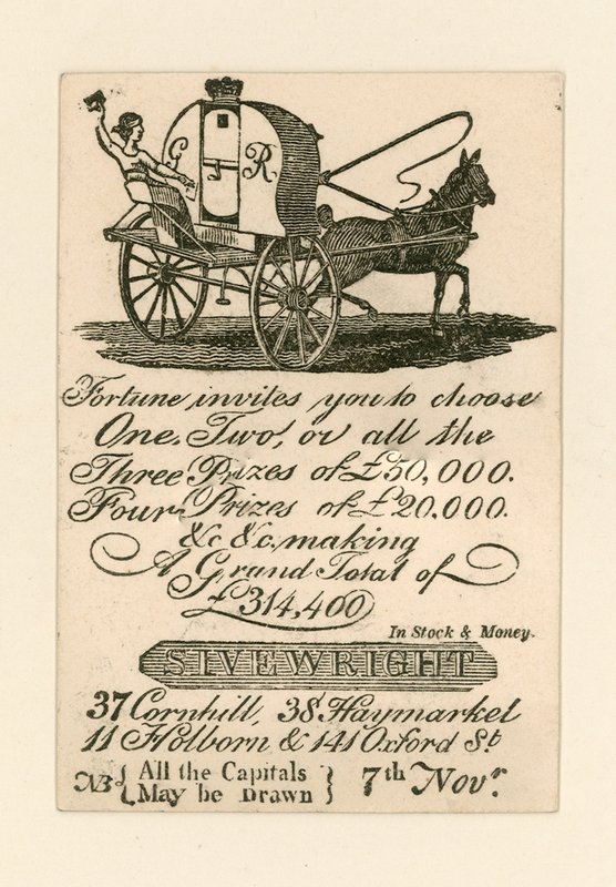 Anuncio de lotería de English School