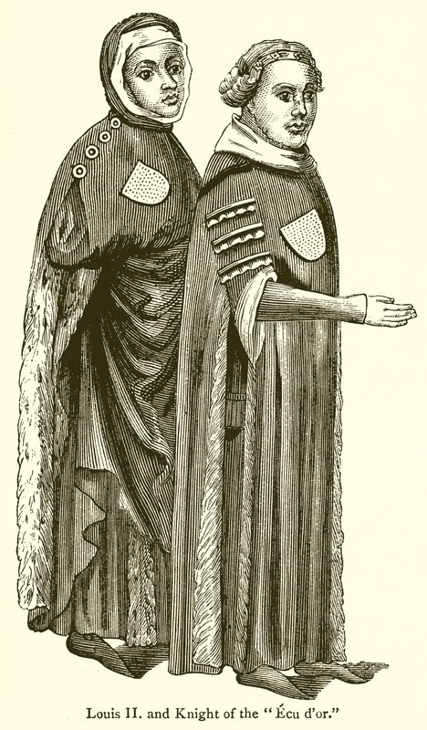 Luis II y caballero del Ecu dor de English School