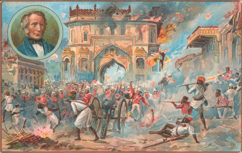 Lucknow, Motín Indio, 1857 de English School