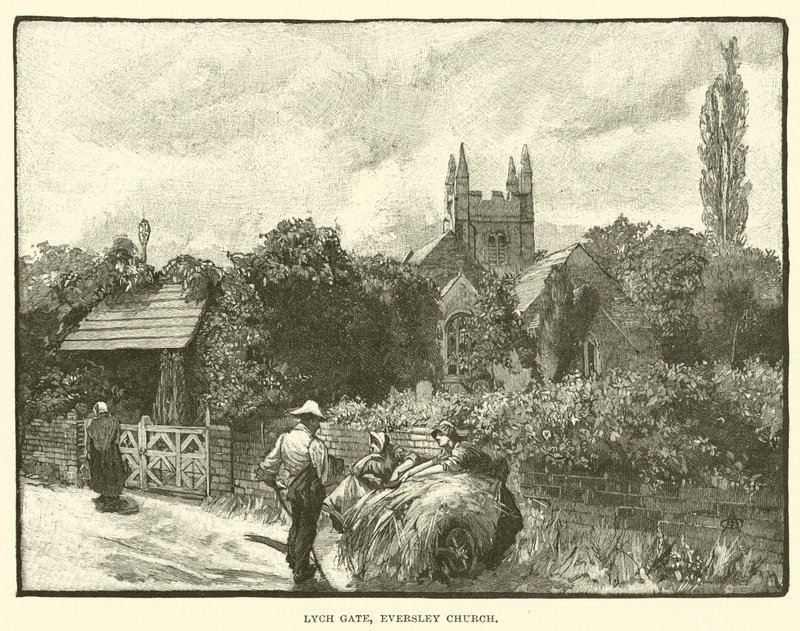 Puerta Lych, Iglesia de Eversley de English School