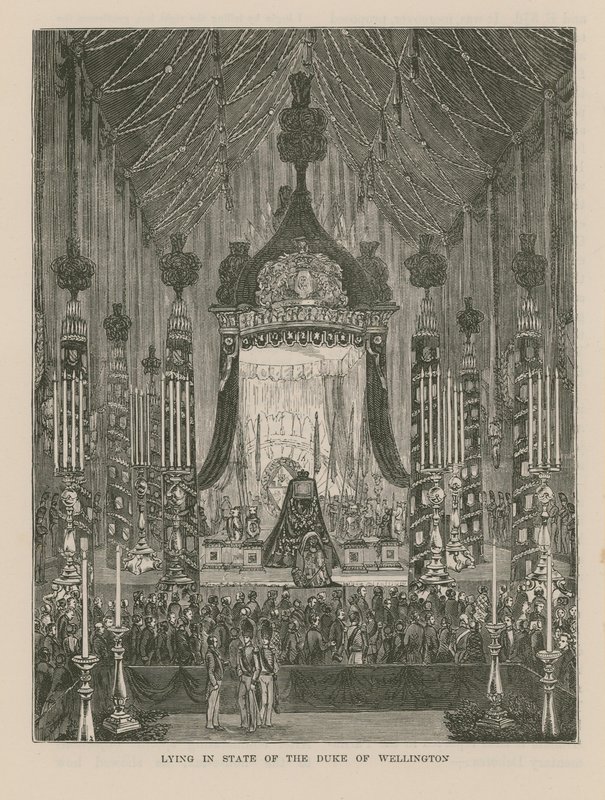 Capilla ardiente del Duque de Wellington de English School