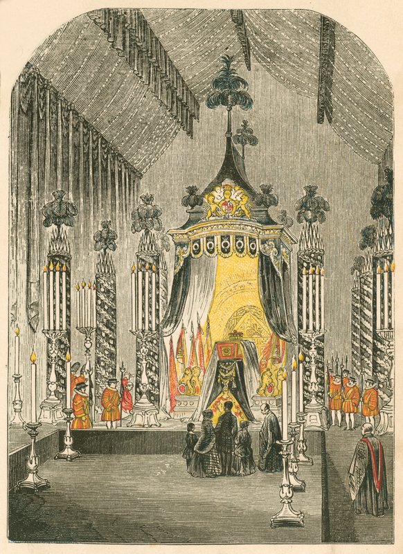 Capilla ardiente del Duque de Wellington de English School