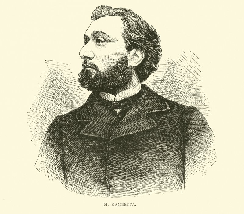 M Gambetta, septiembre 1870 de English School