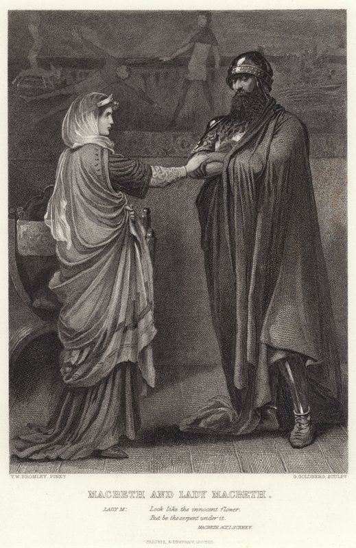 Macbeth y Lady Macbeth, Macbeth, Acto I, Escena V de English School