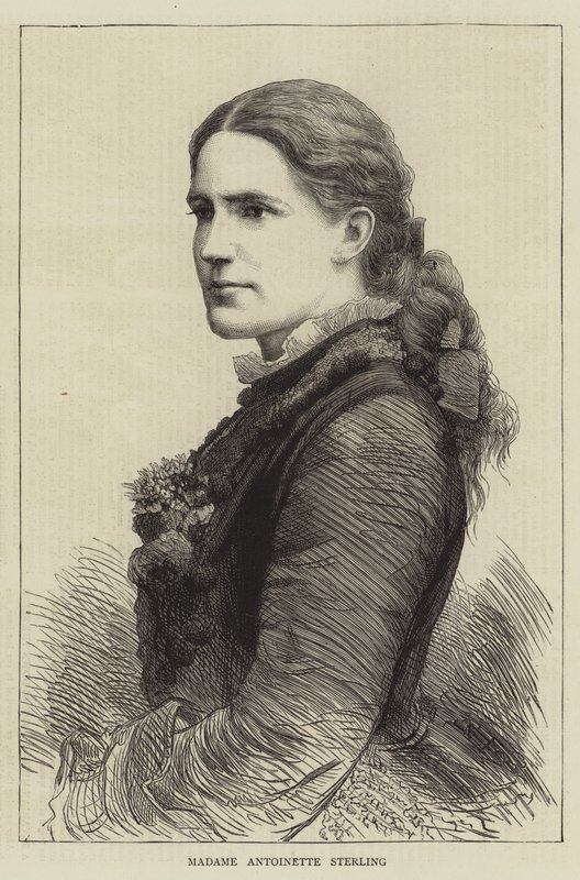 Madame Antoinette Sterling (grabado) de English School