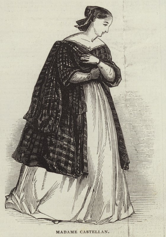 Madame Castellan (grabado) de English School