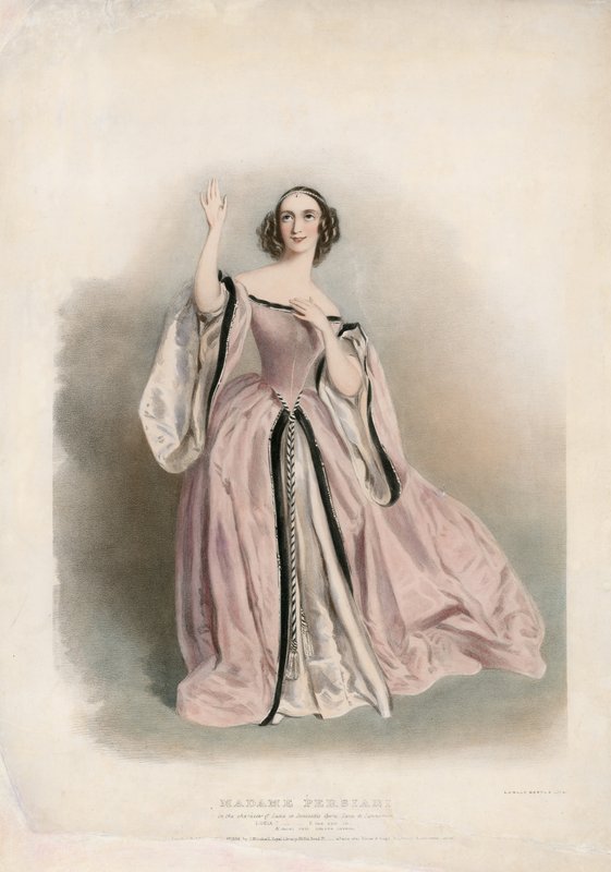 Madame Persiani en Lucia di Lammermoor de English School