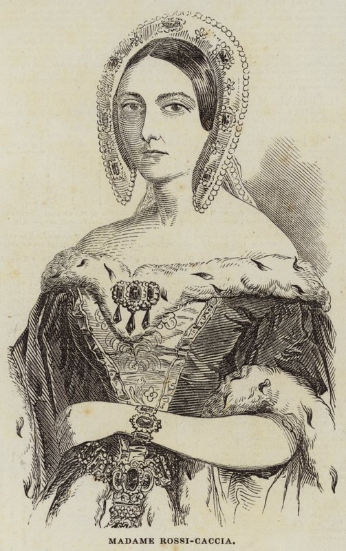 Madame Rossi-Caccia (grabado) de English School