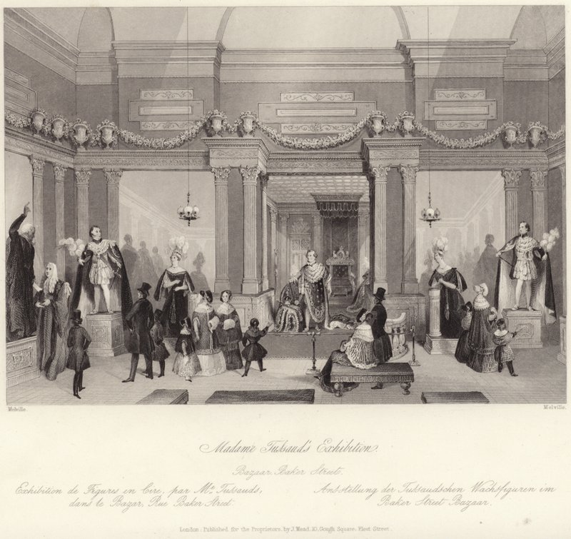 Exposición de Madame Tussauds en el bazar de Baker Street de English School
