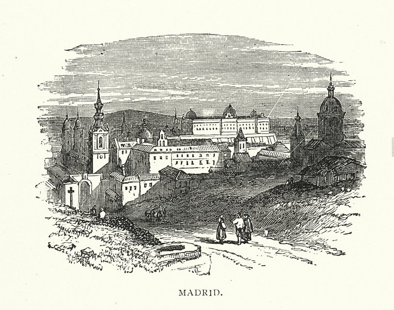 Madrid (grabado) de English School