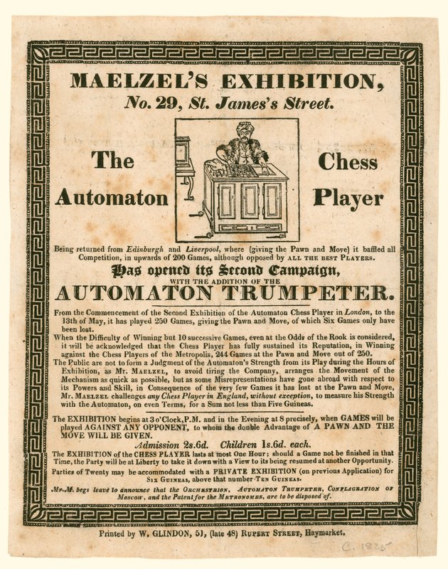 Exposición de Maelzel, 29 St James