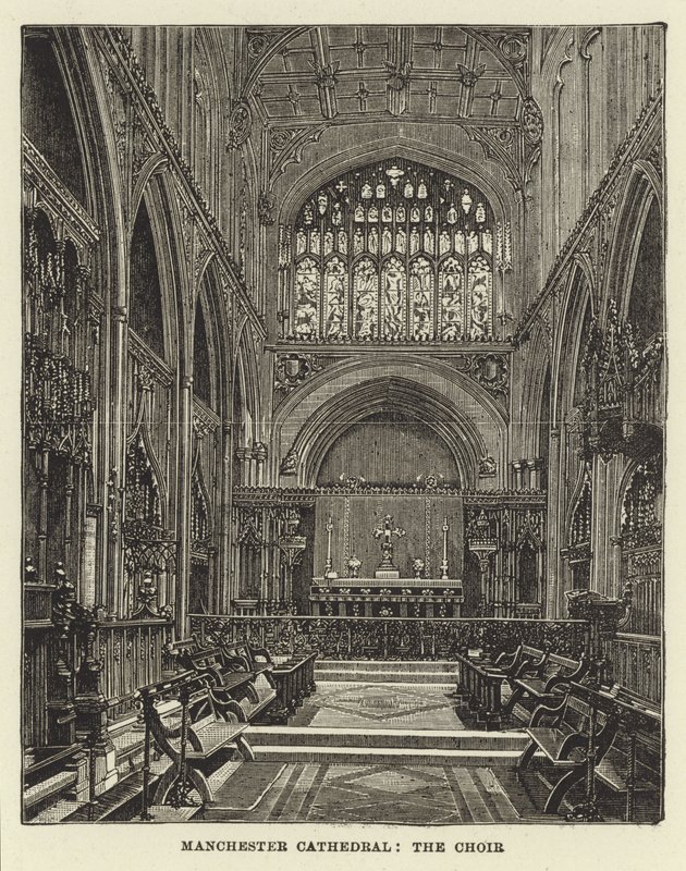 Catedral de Mánchester, el Coro de English School