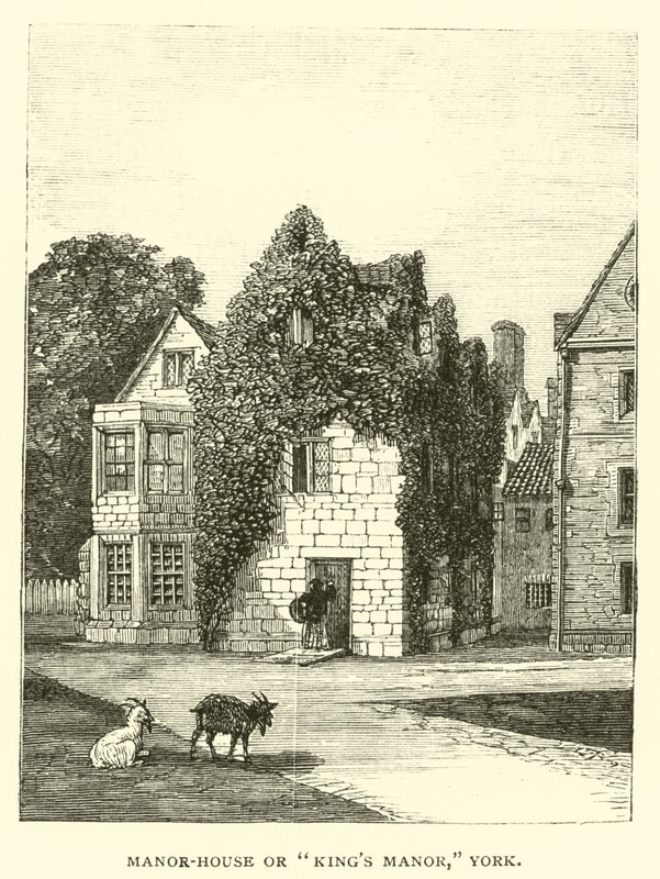 Casa Solariega o Kings Manor, York de English School