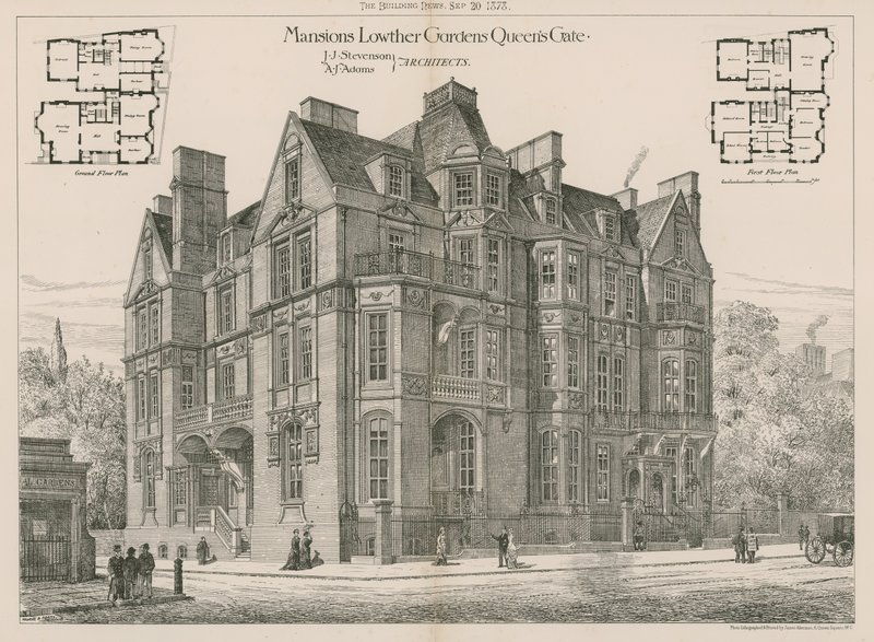 Mansiones Lowther Gardens, Queens Gate, Kensington de English School