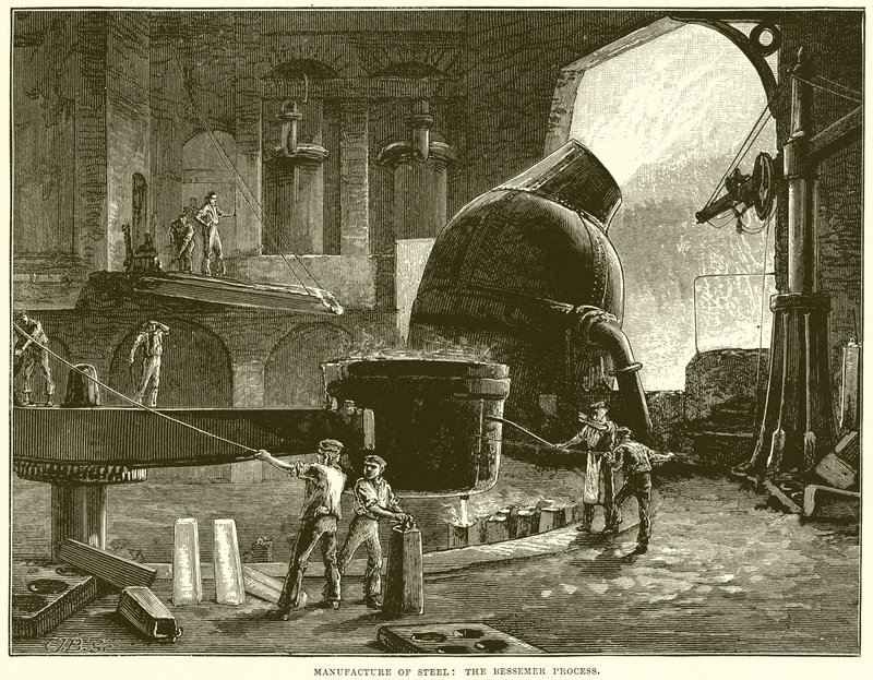 Fabricación de acero: El proceso Bessemer de English School