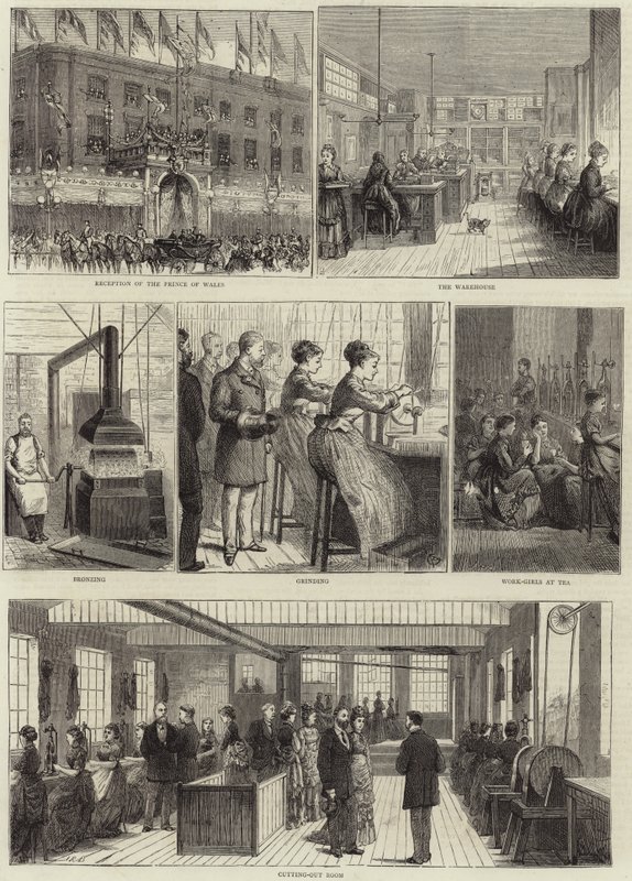 Fabricación de plumas de acero de English School