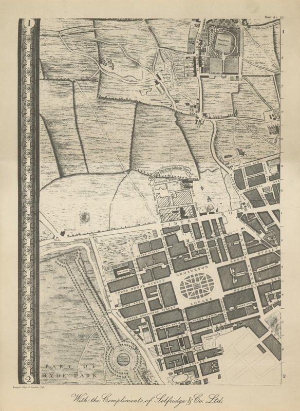 Mapa del oeste de Londres de English School