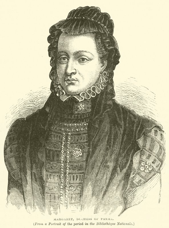 Margarita, Duquesa de Parma (grabado) de English School