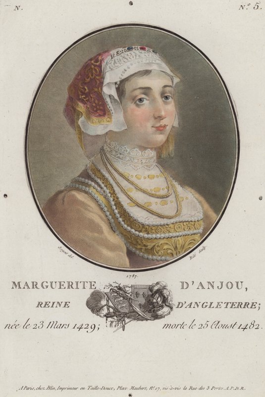 Margarita de Anjou, Reina Consorte del Rey Enrique VI de Inglaterra de English School