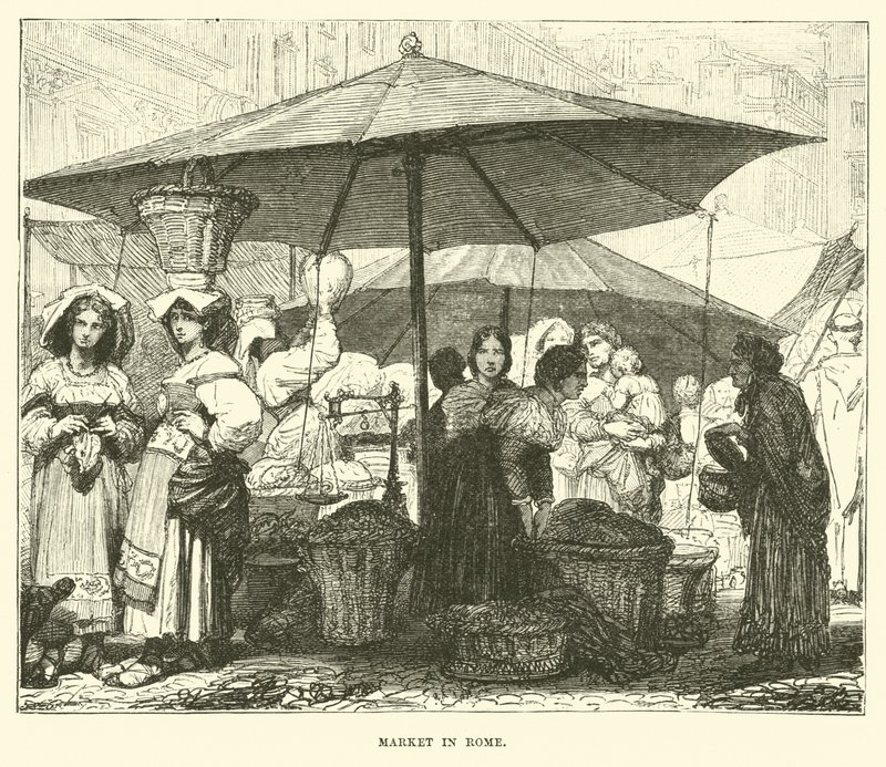 Mercado en Roma de English School