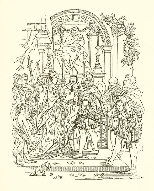 Matrimonio de Enrique IV y María de Médicis de English School