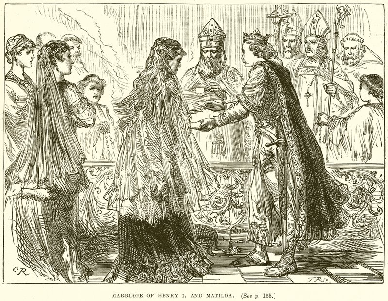Matrimonio de Enrique I y Matilda de English School