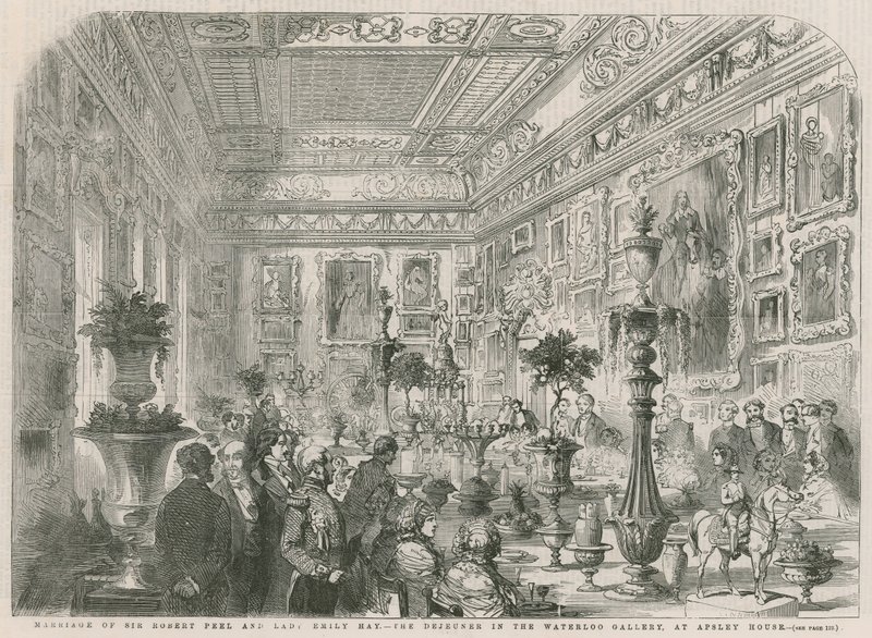 Matrimonio de Sir Robert Peel y Lady Emily Hay de English School
