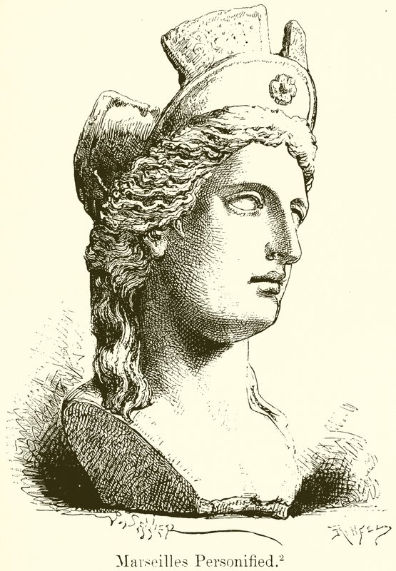 Marsella personificada de English School